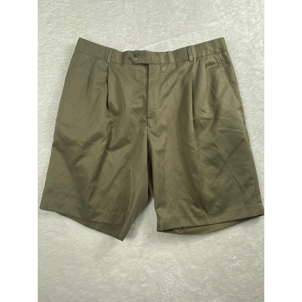 Ballin Premium‎ Khaki Relax Fit Golf Shorts Casual Summer Size 38